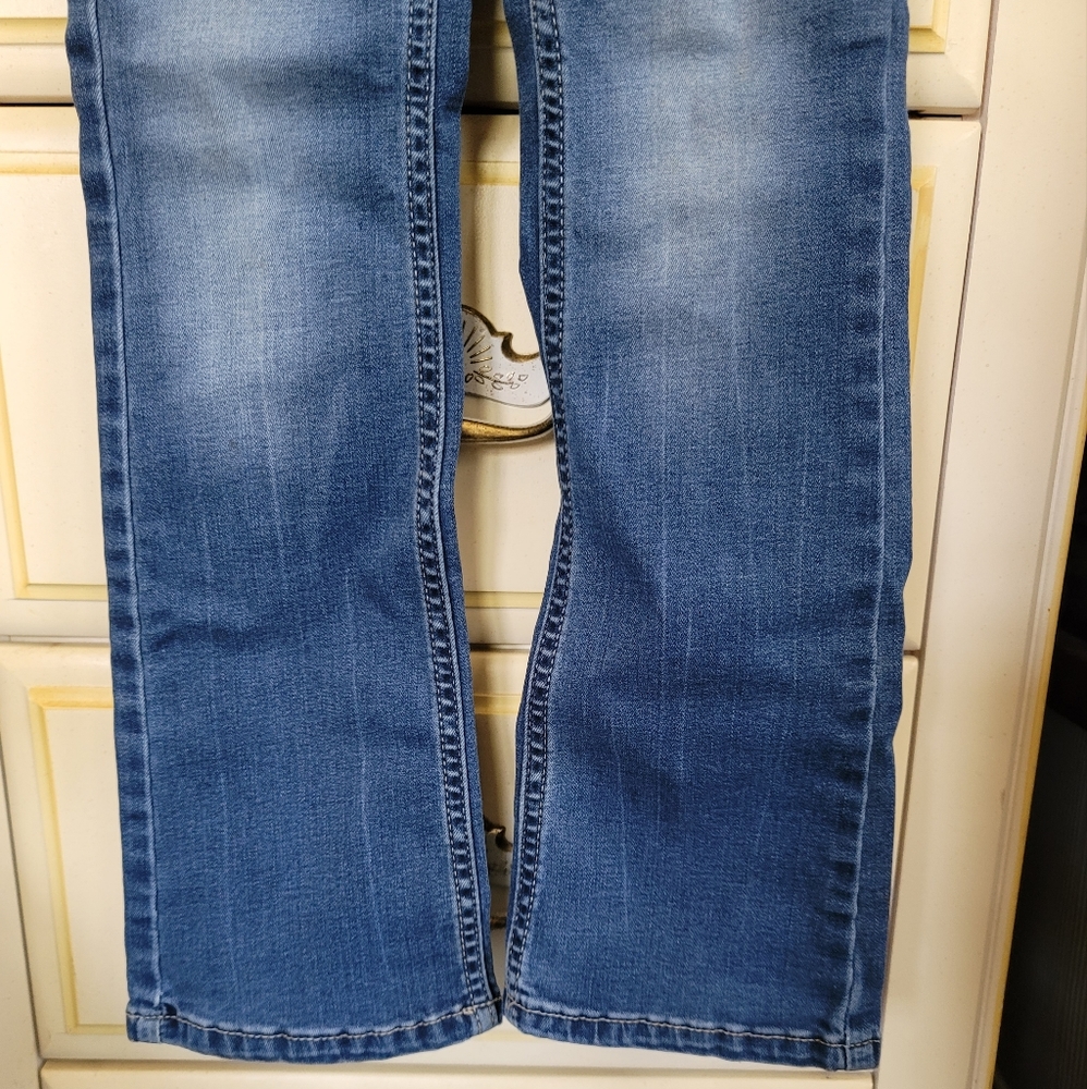 Justice comfy waist jeans Girls Slim 8 - Picture 3 of 6